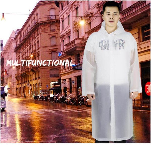 

women rainwear men rain coat transparent raincoat not disposable waterproof hooded rain cover impermeable suit for jllzfw