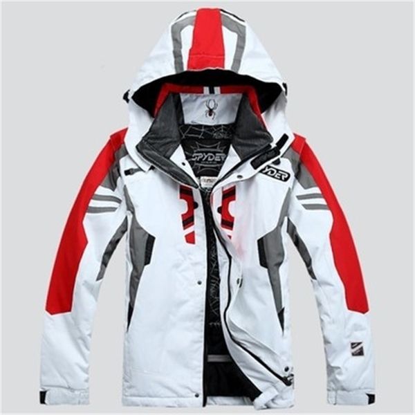 Мужская лыжная куртка Spider Ski Jacket Мужская непромокаемая теплая ветрозащитная дышащая водонепроницаемая куртка для сноуборда Jaqueta de snowboard 201103
