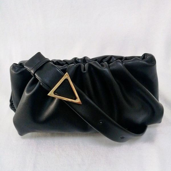 

настоящая кожа тело сумка женские коровьи грудь мешок мешок дамы фанни вареник облачных кошельков и сумочек дизайнерские сумки на плечо h sq