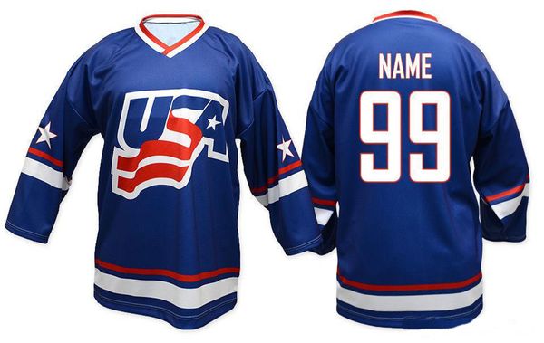 

vintage men's #99 wayne gretzky indianapolis hockey jersey stitched with arbitrary number and name jersey size s-3xl, Black