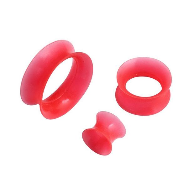 

1pair sile plugs and tunnels big size ear tunnel earring ear stretcher expander men ear piercing body piercing tunnels gauge q bbyugx, Silver