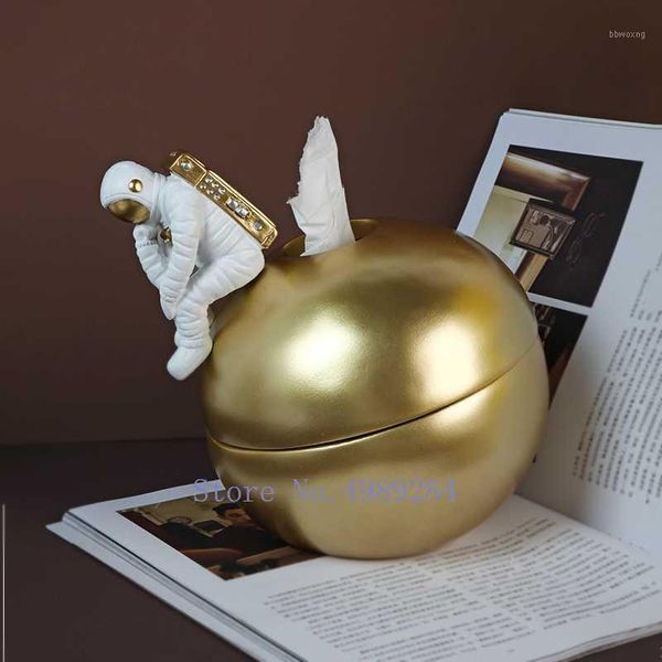 

creative astronaut cartoon character sculpture tissue box modern home living room deskstorage kitchen napkin holder box1