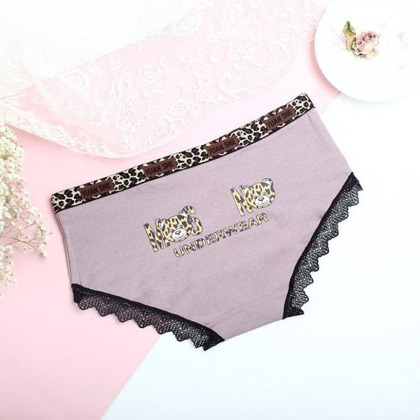 

женский сексуальный underwears 2020 мультфильм с напечатанным письмом hot sale womens симпатичной и комфортной кружевом трусы трусы, Black;pink