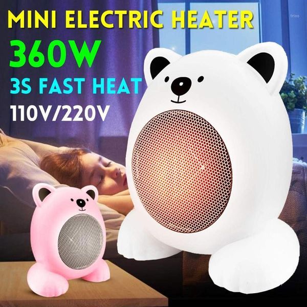 

warmtoo 360w 110v/220v mini bear electric heaters fan fast heating power saving countermini home room deskhandy warmer1
