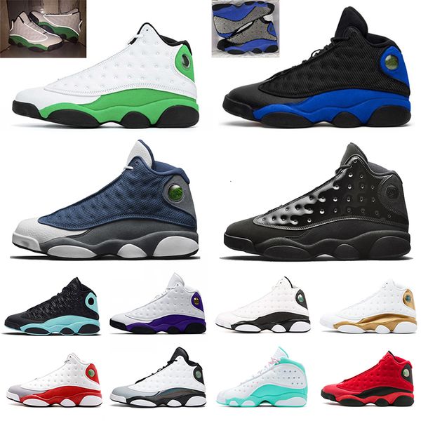 

ale jumpman flint 13 men women basketball shoes 13s reflective hyper royal lucky green playground outdoor mens sports sneakers trainers, White;red