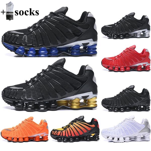 

tl running shoes for men women triple black metallic gold shock classic walking shoes outdoor breathable sport sneakers mens trainer
