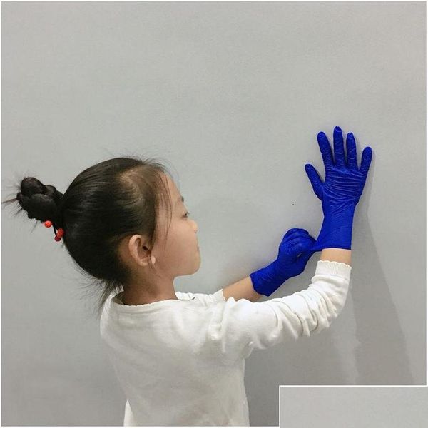 

nitrile 100 food pcs gloves children grade disposable kids pvc rubber protective latex h jllfno lajiaoyard