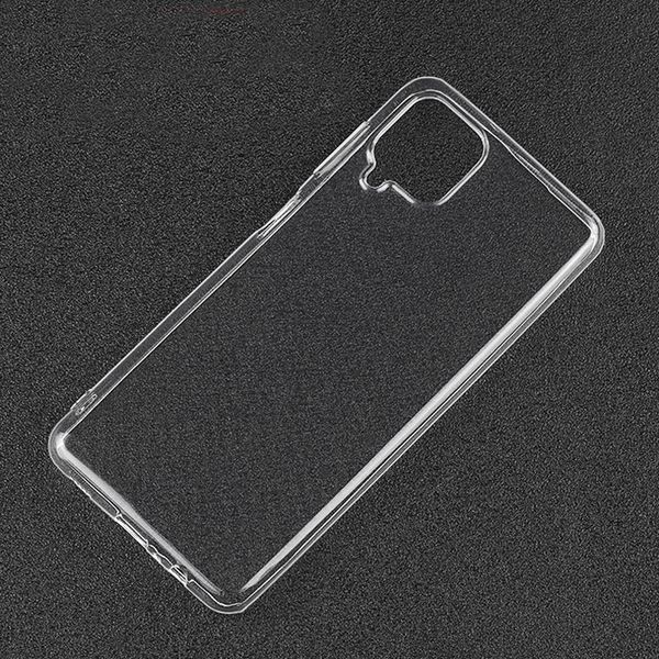 

clear soft slim fit transparent silicone flexible shockproof tpu bumper cover for samsung galaxy a32 5g / a12 5g