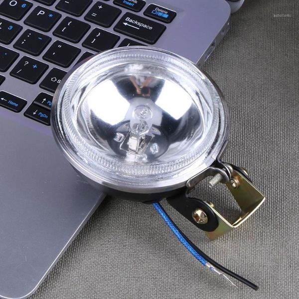 

car styling 12v 55w car fog light working light lamp 3inch round side lights reversing white yellow accessaries1