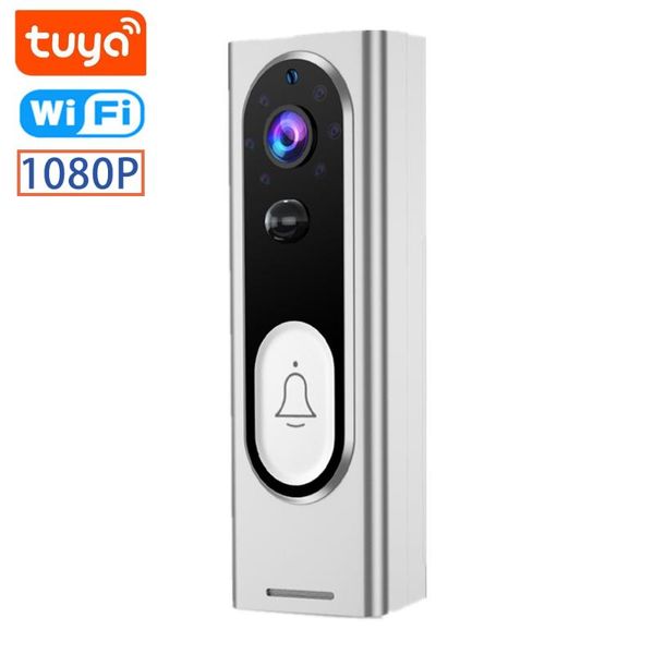 

tuya doorbell security camera wireless hd video audio intercom door bell smart home monitor cloud service bell 1080p wifi camera