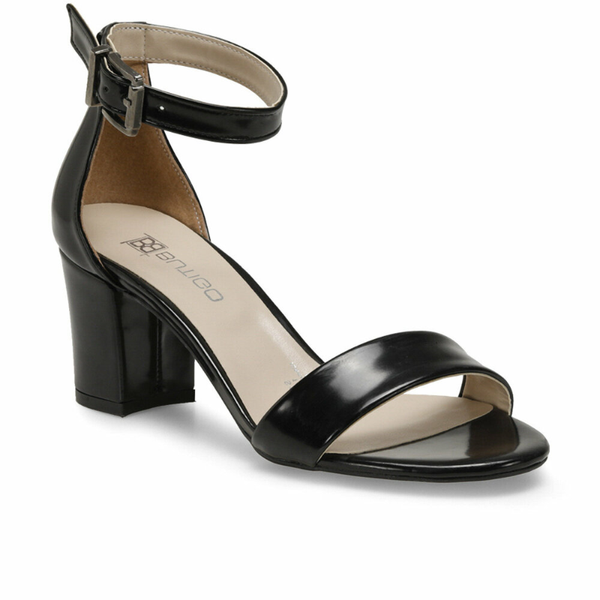 

heeled shoes-black- sandals-night- stylish