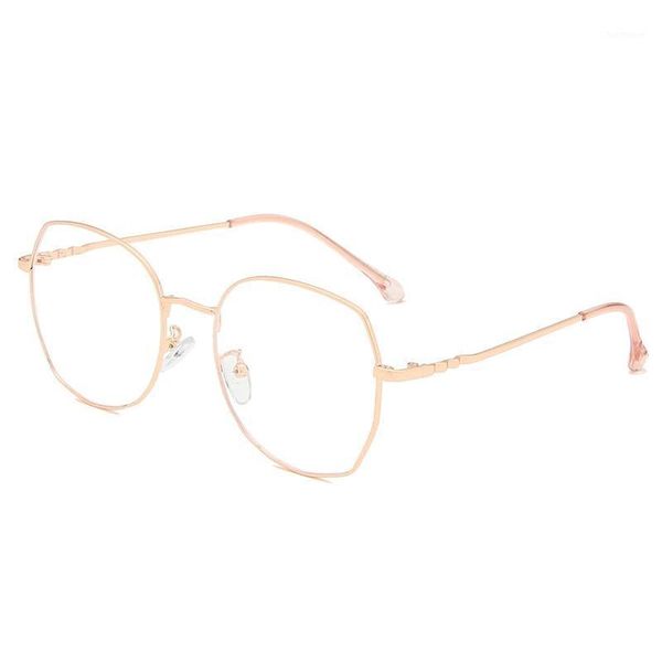 

transparent optical glasses women elegant irregular eyeglasses frames ladies luxury metal spectacles frame1, White;black