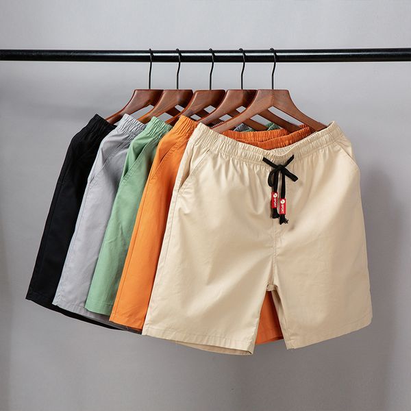 

summer shorts cotton hemp breathable and refreshing men's capris korean casual thin pants, White;black