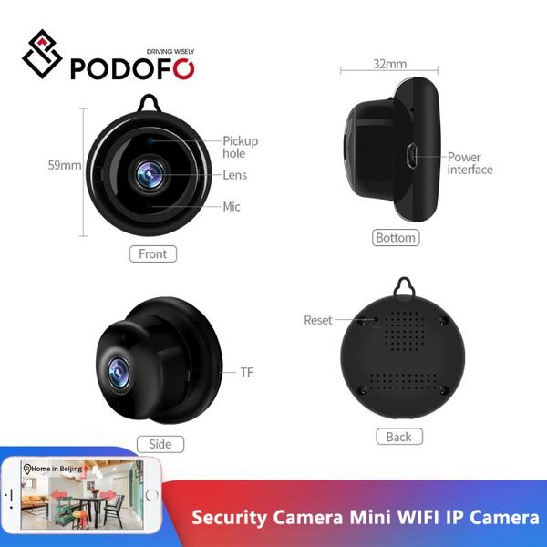 

potofo 960p security camera high-performance low-power mini wifi smart ip camera