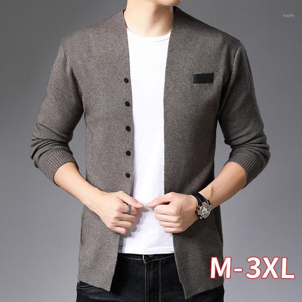 

men casual knitted cotton wool sweater cardigan men clothes 2019 autumn winter new mens sweaters and cardigans coat1, White;black