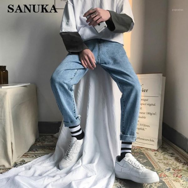 

men wild money korean fashions skinny jeans pants summer streetwaer hip hop skinny denim jeans mens straight blue trousers1