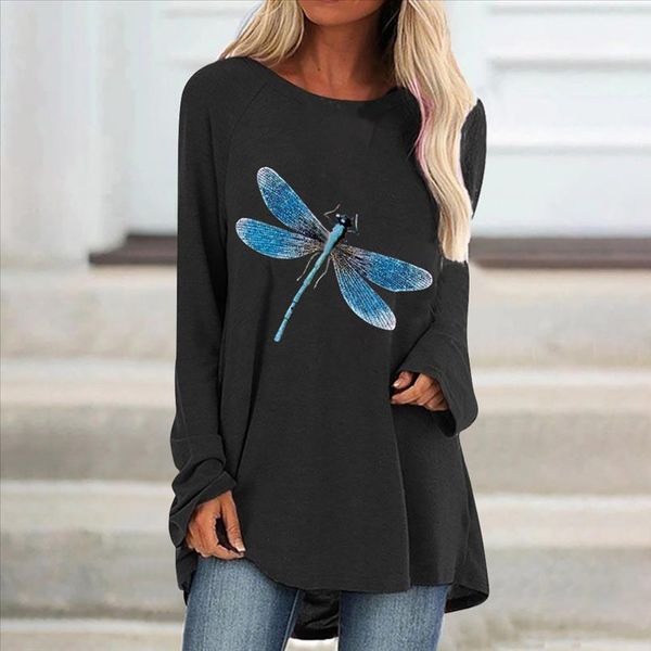 

r40 animal print womens and blouses fashion casual loose o neck shirts autumn long sleeve pullover blusa feminina, White