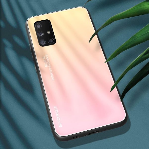 

корпус из закаленного стекла gradient для samsung galaxy a51 a31 a71 a11 a01 a81 a91 ally ally back cover для samsung a 51 jllert