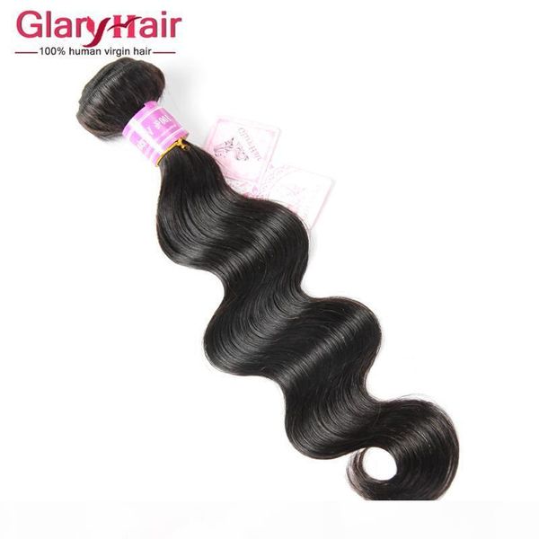 

peruvian brazilian malaysian virgin hair bundles body wave hair weaves wet and wavy human hair extensions remy glary wefts products, Black