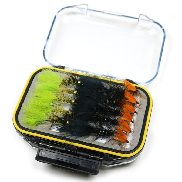 

[32pcs/set] fly flies box bead head wooly bugger streamer fly trout fishing lure baits 201103