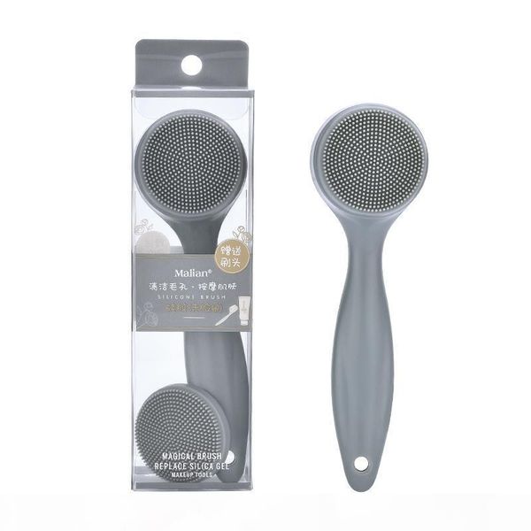 

2020 fashion new silicone facial cleanser wash brush soft face cleaning massage washing skin care tool