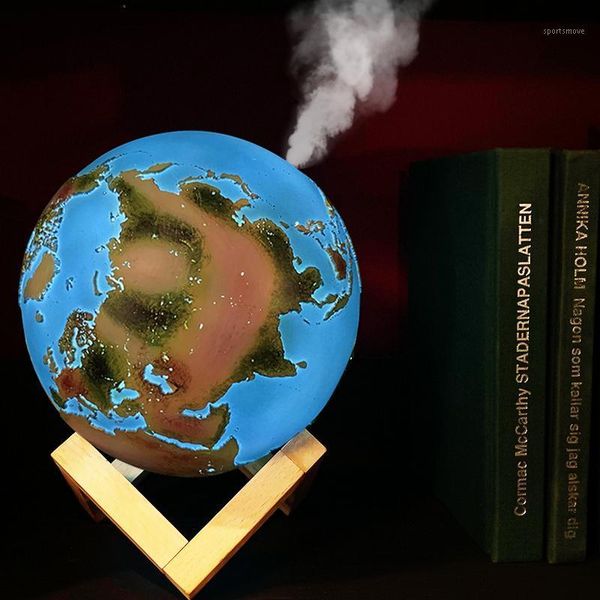 

bathroom sink faucets usb air humidifier colorful moon lamp light for home office essential oil ultrasonic diffuser 3d earth room 880ml1
