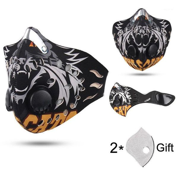 

cycling caps & masks dustproof bicycle half face mask running training bike anti pollution smog facemask sport cover shield1, Black