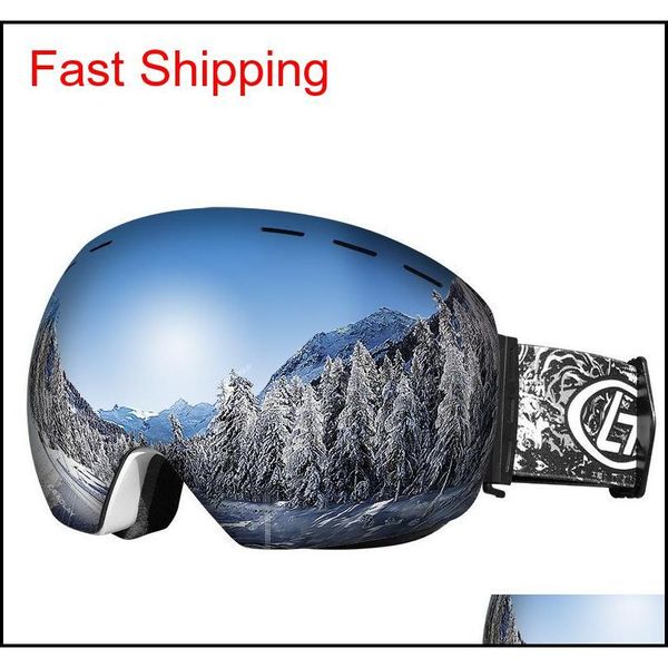 

winter snow men women ski glassessports snowboard goggles double lens anti-fog ski goggles motocross masks eyewear fzdlz