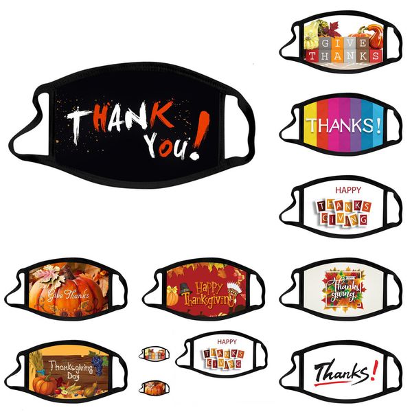 

protective dhl shipping thanksgiving breathable turkey mask cotton masks cartoon pumpkin print mouth cover washable styl oq1d6