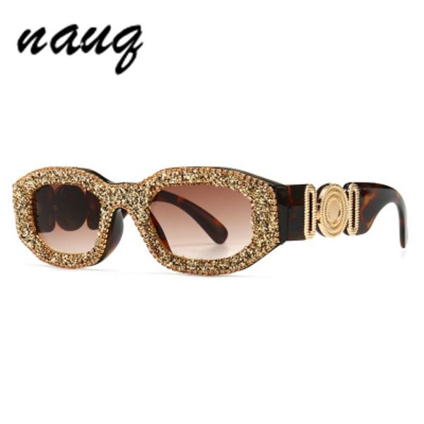 

retro square sunglasses women 2021 luxury rhinstone sun glasses men vintage metal diamond shades mirror crystal eyewears uv400, White;black