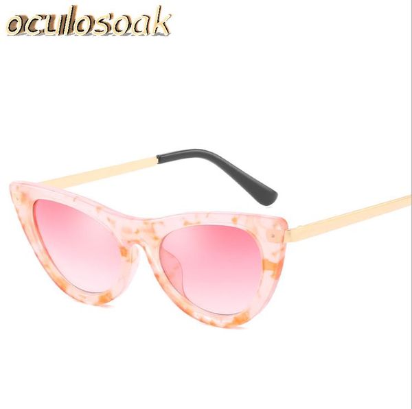 

sunglasses 2021 small frame cat eye women's personalized, White;black
