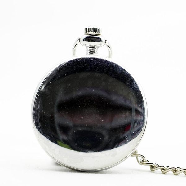 

мужская мода женщин унисекс skeleton hand wind механические карманные часы simple мужчины женщины clock мода мужские ffshop2001 jllrqt, Silver