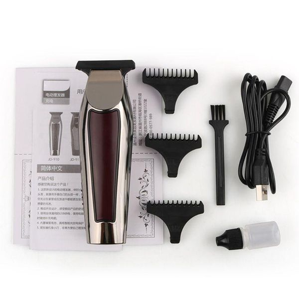 

electric hair clipper oil head engraving shaver usb trimmer with 3 limit combs a0nc
