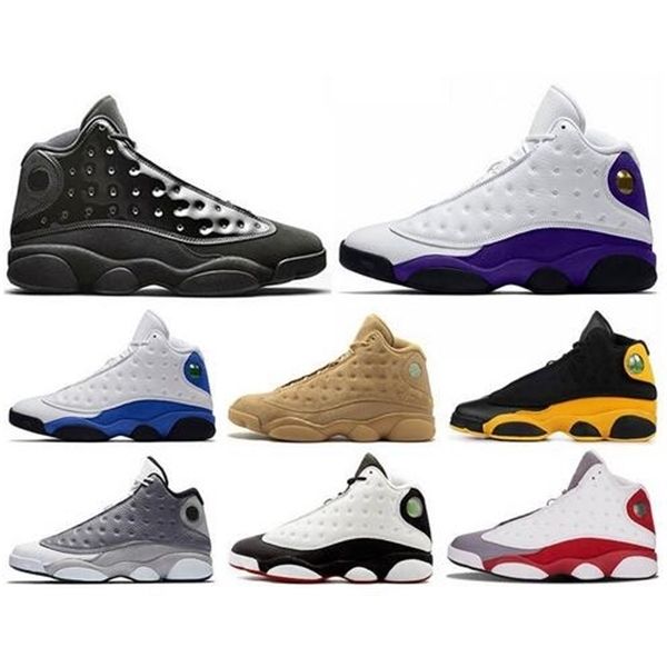 

13 bred chicago flint grey men women basketball shoes 13s he got game melo dmp hyper royal j13 retro sneakers