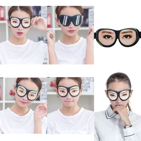 

sleep 3d personality real funny three-dimensional black eye mask wy532outletvf6z