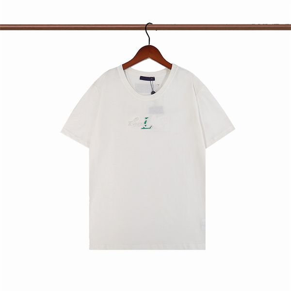 

2021 summer t-shirts fashion t-shirt tee letter breathable sleeve mens letter printing wholesale, White;black