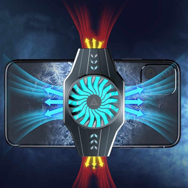 

fashion mobile phone radiator gaming universal phone cooler adjustable portable fan holder heat sink for huawei