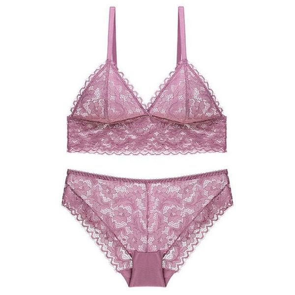 

lace thin bra french style bralettes underwear women set wire triangle cup brassieres lingerie femme women's intimates c1211, Black;white