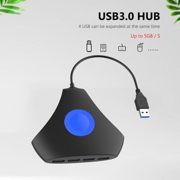 

hubs usb 3.0 4 port hub 2.0 multi splitter for pc high speed 5gbps multiple expander adapter1