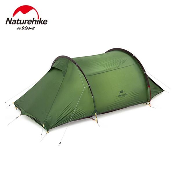 

naturehike 2 person outdoor waterproof camping tent with footprint tarp ultralight backpacking travel tunnel tent with rain