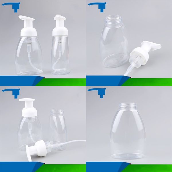 

250ml liquid soap empty bottle transparent press plastic easy to carry empty small storage portable travel hand sanitizer bottles 2jy a