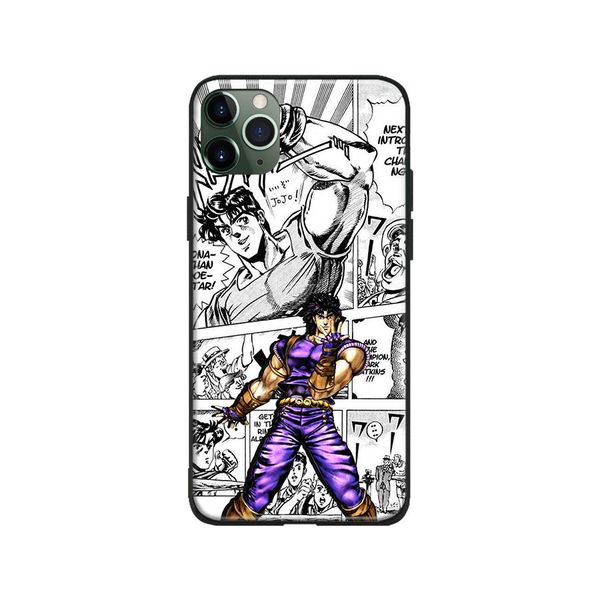 

jojo's bizarre adventure series character soft silicone phone case cover shell for iphone 6s 7 8 plus x xr xs 11 12 wmtkjz infant2005