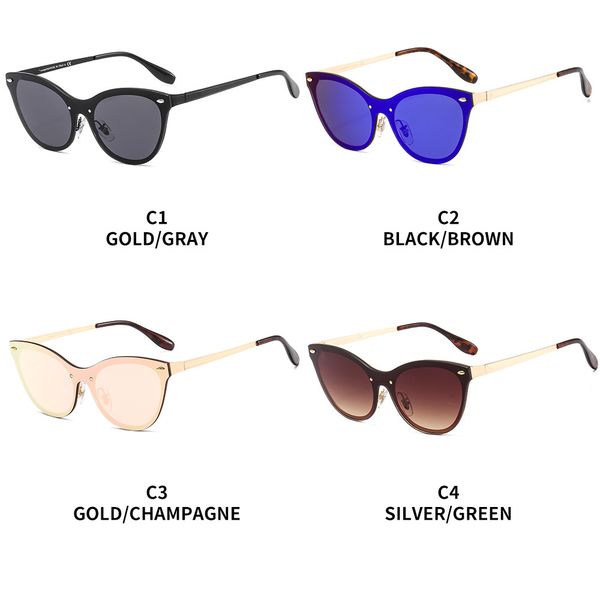 

fast shipping men women cat eye sunglasses siamese sun glasses fashion classic brand designer oculos de sol 3580, White;black