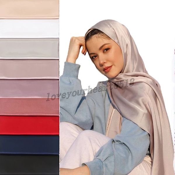 

silk hijab scarf bandana long shawls for women silk turban wrap headscarf scarves islamic hijab abaya muslim shawl abaya, Blue;gray