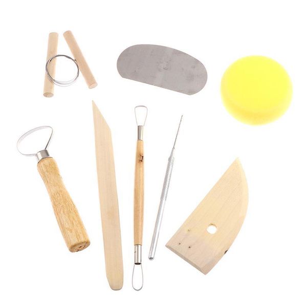 

8pcs/set pottery diy tool clay molding ceramics molding tools artwork kit 8pcs/set jllnlf