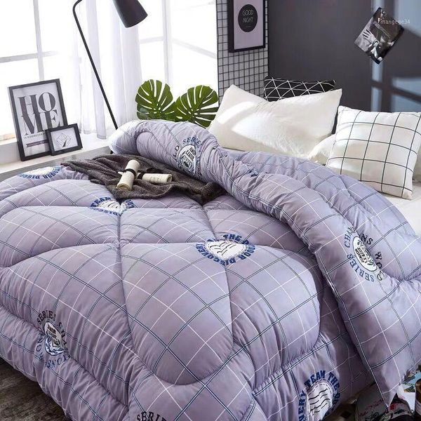 

graspdream adults winter thicken quilts bedding comforter students dormitory keep warm duvet with filling king twin queen size1