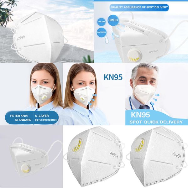 

face mask n anti-dust earloop with breathing k valve adjustable reusable mouth masks 95 soft breathable anti dust protecoutlet1eey