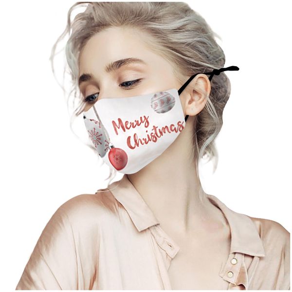 

2021 happy new year christmas mask headband bandana face mask designer mondkapjes wasbaar mascarillas mascherine masken wmtjlq, Black