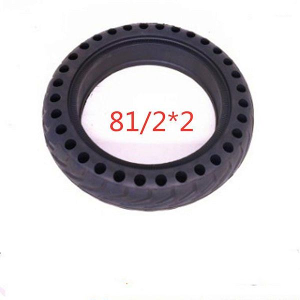 

stroller parts & accessories 21cm rubber solid rear tire with hollow design for m365 electric scooter skateboard accessories1