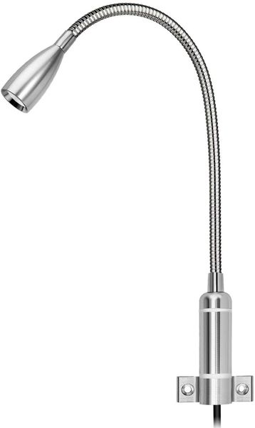 

meanyee 1 * 3w wall reading lamp led bedside lights headboard with touch switch/dimmable/adjustable/warm white(3000k)